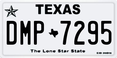 TX license plate DMP7295