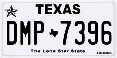 TX license plate DMP7396