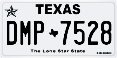 TX license plate DMP7528