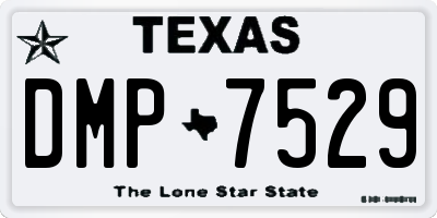 TX license plate DMP7529