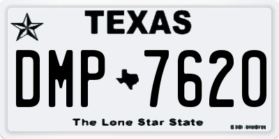 TX license plate DMP7620