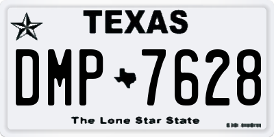 TX license plate DMP7628