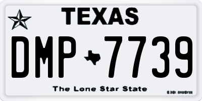TX license plate DMP7739