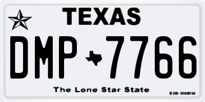 TX license plate DMP7766