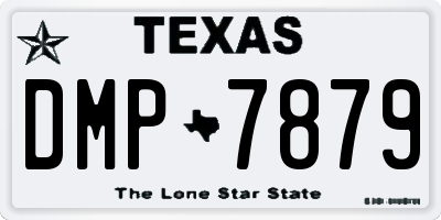 TX license plate DMP7879