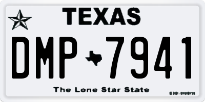 TX license plate DMP7941