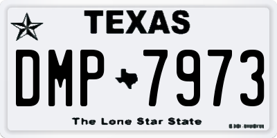 TX license plate DMP7973