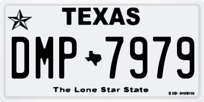 TX license plate DMP7979