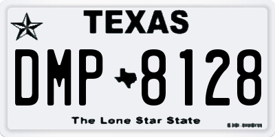 TX license plate DMP8128