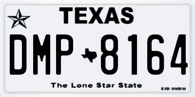 TX license plate DMP8164
