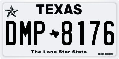 TX license plate DMP8176