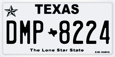 TX license plate DMP8224