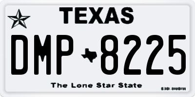 TX license plate DMP8225