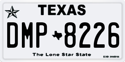 TX license plate DMP8226