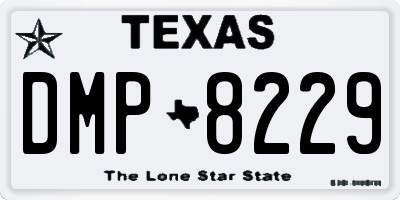 TX license plate DMP8229