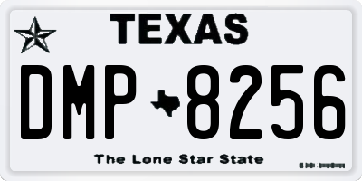 TX license plate DMP8256