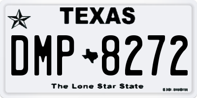 TX license plate DMP8272