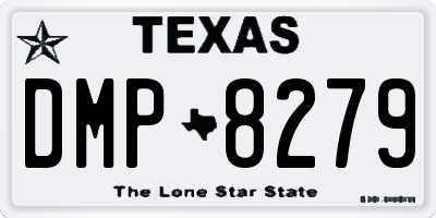 TX license plate DMP8279