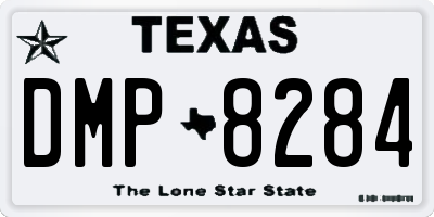 TX license plate DMP8284