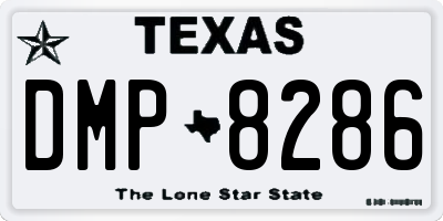 TX license plate DMP8286