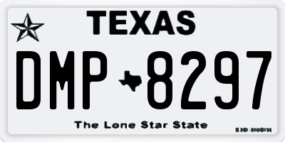 TX license plate DMP8297