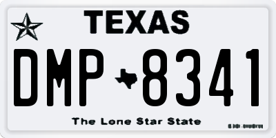 TX license plate DMP8341
