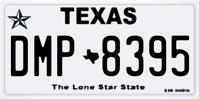 TX license plate DMP8395