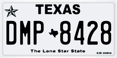 TX license plate DMP8428