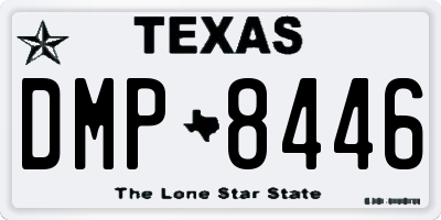TX license plate DMP8446