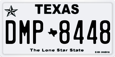 TX license plate DMP8448