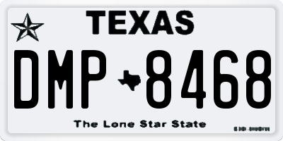 TX license plate DMP8468