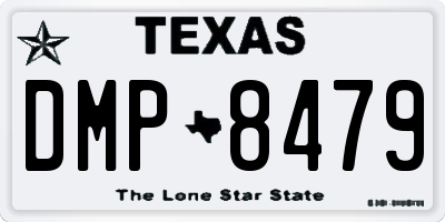 TX license plate DMP8479