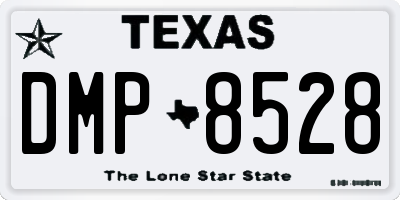 TX license plate DMP8528