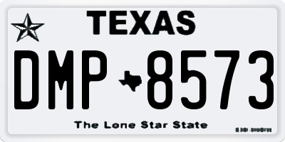 TX license plate DMP8573