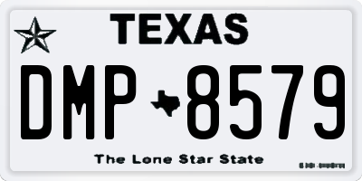 TX license plate DMP8579