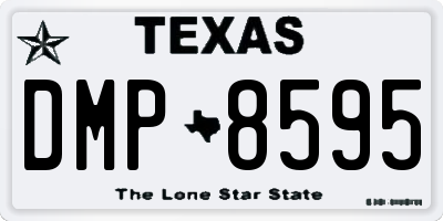 TX license plate DMP8595