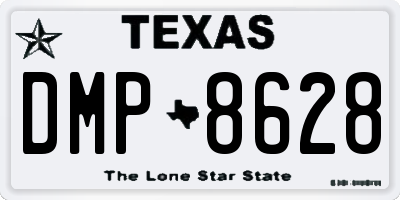 TX license plate DMP8628