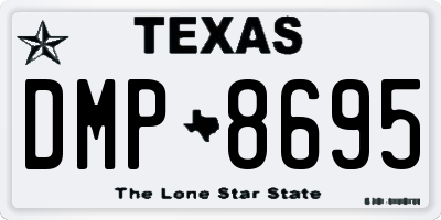 TX license plate DMP8695