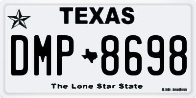 TX license plate DMP8698