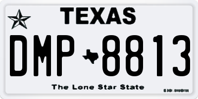 TX license plate DMP8813