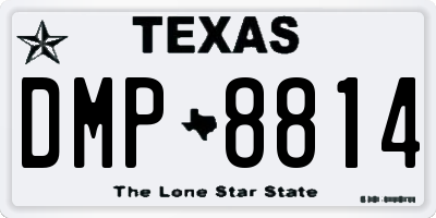 TX license plate DMP8814