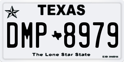 TX license plate DMP8979
