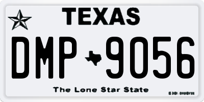 TX license plate DMP9056