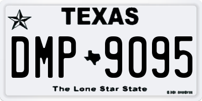 TX license plate DMP9095