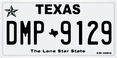 TX license plate DMP9129