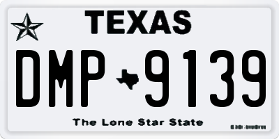 TX license plate DMP9139