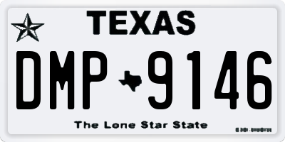 TX license plate DMP9146