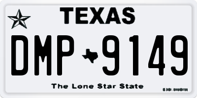 TX license plate DMP9149