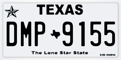 TX license plate DMP9155