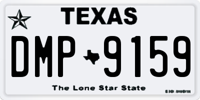 TX license plate DMP9159